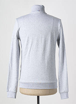 Veste casual col col montant gris LE COQ SPORTIF homme