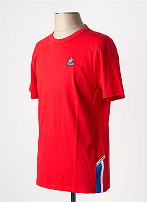 T-shirt col rond rouge LE COQ SPORTIF homme
