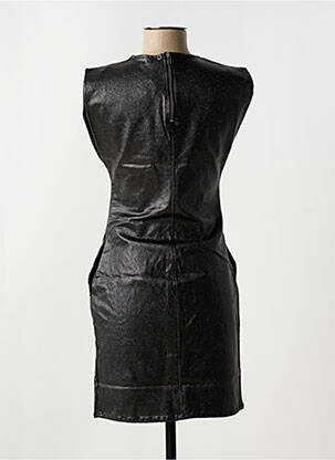 Robe courte col rond noir NOISY MAY femme