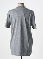 T-shirt gris SELECTED pour homme seconde vue