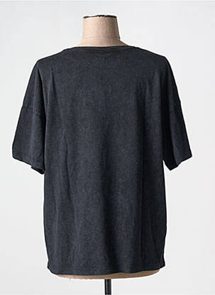 T-shirt col rond noir NOISY MAY femme