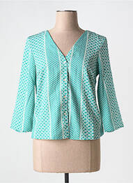 Top col v vert VILA femme