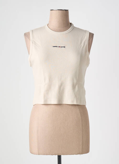 Débardeur beige TOMMY HILFIGER pour femme