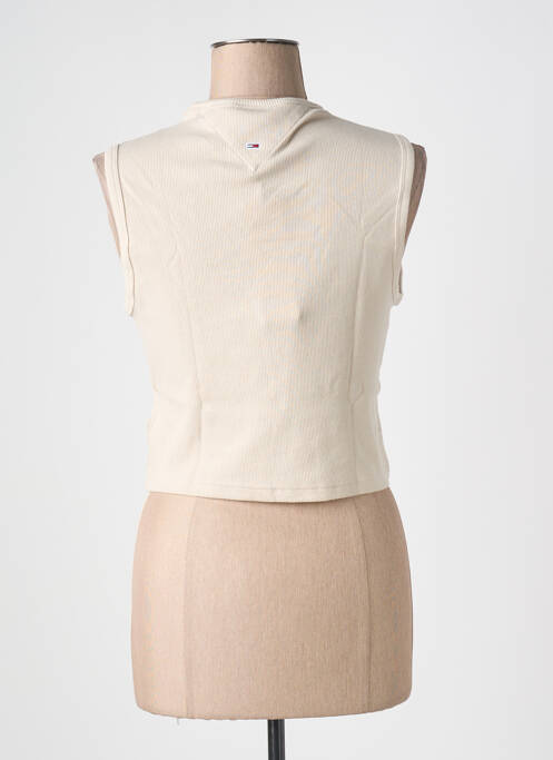 Débardeur beige TOMMY HILFIGER pour femme