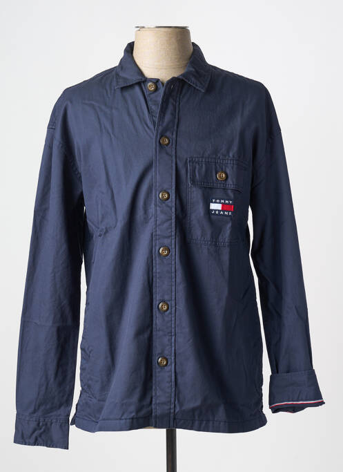 Chemise manches longues bleu TOMMY HILFIGER pour homme