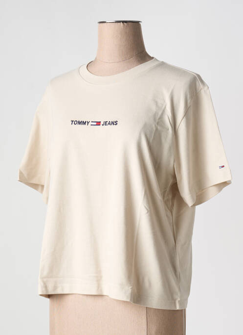 T-shirt beige TOMMY HILFIGER pour femme