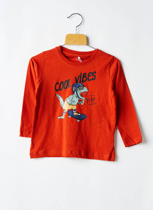 T-shirt marron NAME IT pour garçon