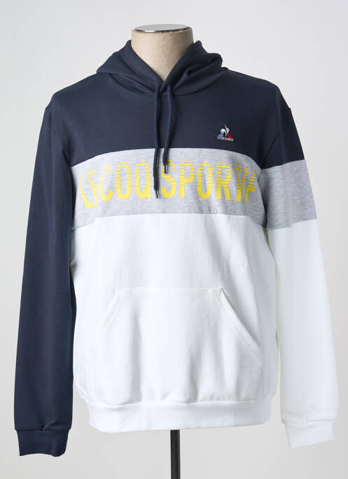 Sweat-shirt à capuche bleu LE COQ SPORTIF pour homme