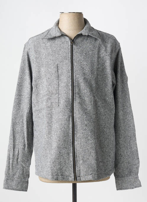 Veste casual gris SELECTED pour homme
