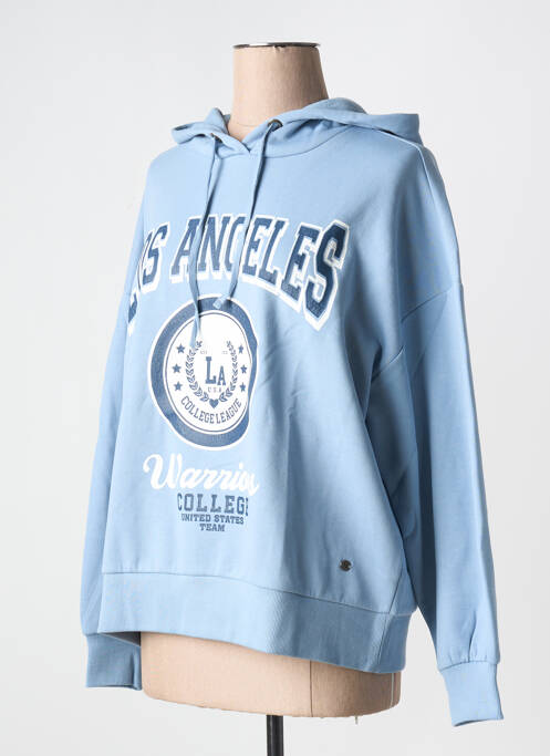 Sweat-shirt à capuche bleu NOISY MAY pour femme