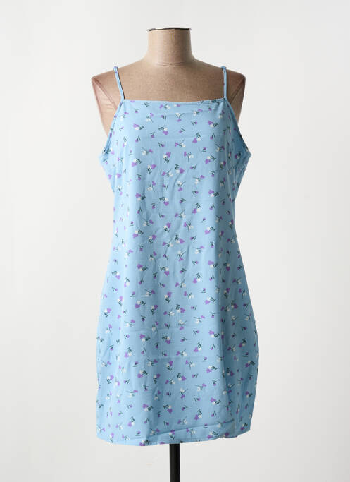 Robe courte bleu NOISY MAY pour femme