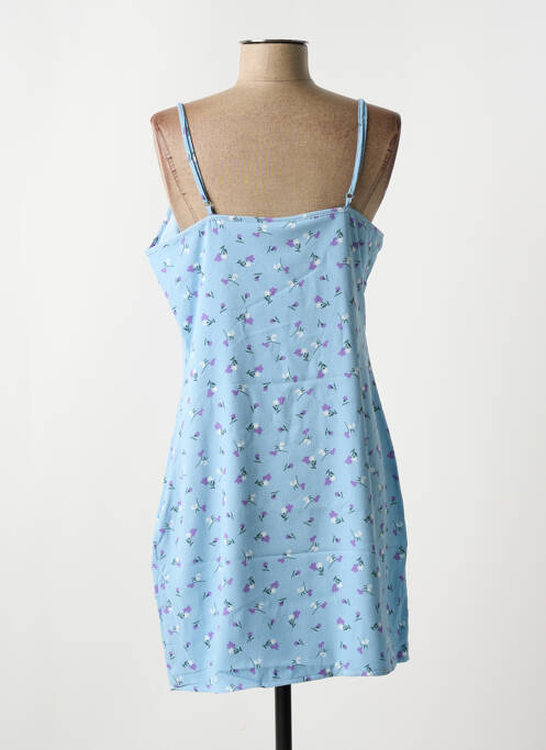 Robe courte bleu NOISY MAY pour femme