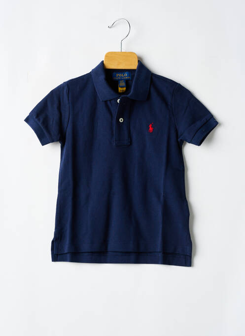 Polo bleu RALPH LAUREN pour garçon