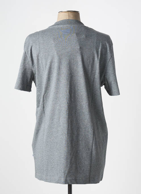 T-shirt gris SELECTED pour homme