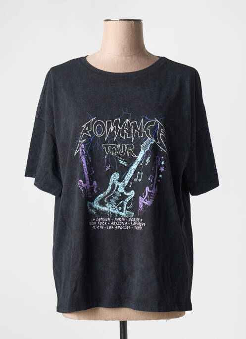 T-shirt noir NOISY MAY pour femme