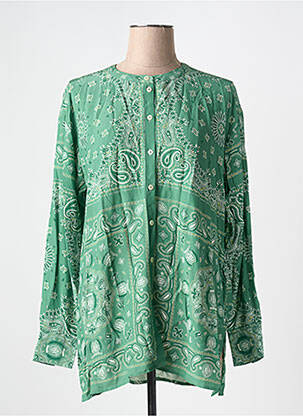 Chemisier vert TOMMY HILFIGER femme