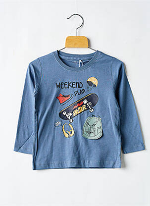 T-shirt col rond bleu NAME IT garçon