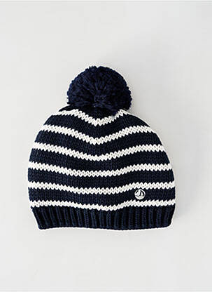 Bonnet bleu PETIT BATEAU garçon