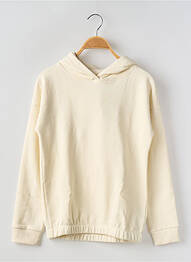Sweat-shirt à capuche col rond blanc NAME IT fille