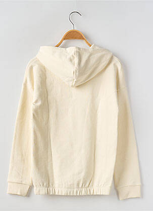 Sweat-shirt à capuche col rond blanc NAME IT fille