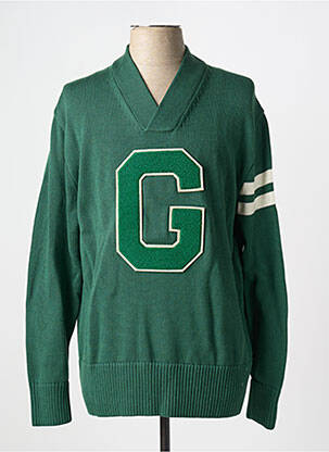 Pull col v vert GANT homme