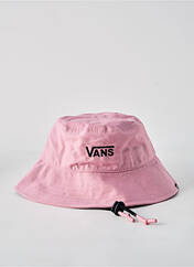 Casquette rose VANS pour femme seconde vue