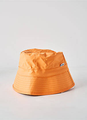 Chapeau orange RAINS unisexe