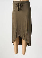 Jupe mi-longue vert PIECES pour femme seconde vue