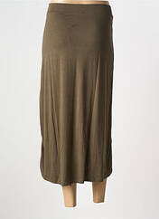 Jupe mi-longue vert PIECES pour femme seconde vue