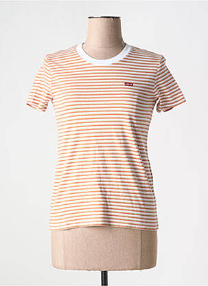 T-shirt col rond rouge LEVI'S femme