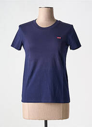 T-shirt col rond bleu LEVIS femme