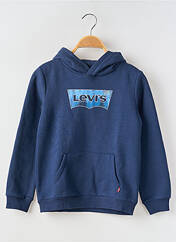 Sweat-shirt à capuche bleu LEVIS pour garçon seconde vue