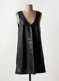 Robe courte col v noir VILA femme