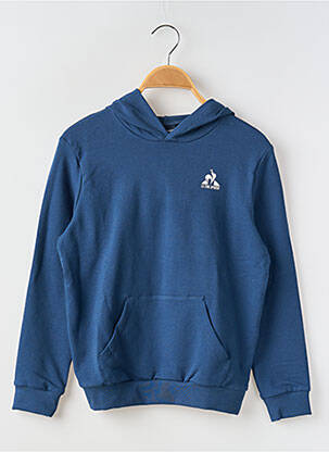 Sweat-shirt à capuche col rond bleu LE COQ SPORTIF enfant