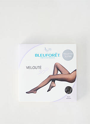 Collants or BLEU FORET femme