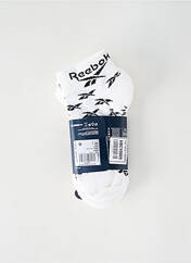 Chaussettes blanc REEBOK pour femme seconde vue