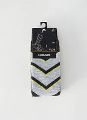 Chaussettes noir HEAD pour unisexe seconde vue