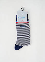 Chaussettes bleu BLEU FORET pour unisexe seconde vue