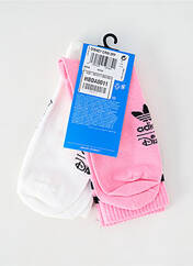 Chaussettes blanc ADIDAS pour unisexe seconde vue