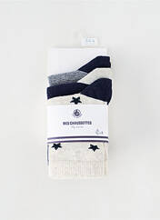 Chaussettes bleu PETIT BATEAU pour enfant seconde vue