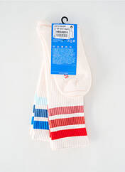 Chaussettes beige ADIDAS pour unisexe seconde vue