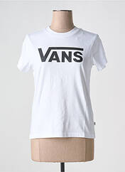 T-shirt blanc VANS pour femme seconde vue