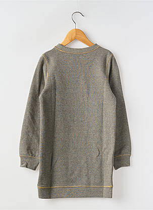 Robe courte col rond gris ZADIG & VOLTAIRE fille