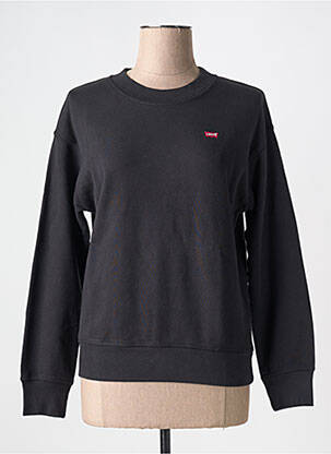 Sweat-shirt col rond noir LEVI'S femme