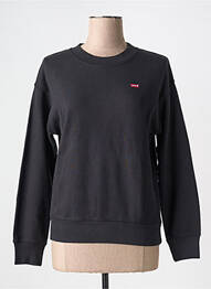 Sweat-shirt col rond noir LEVIS femme