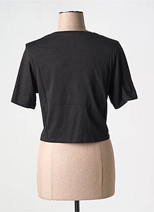 T-shirt col rond noir VANS femme