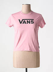 T-shirt violet VANS pour fille seconde vue