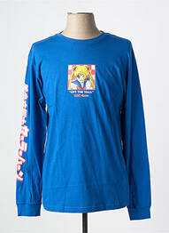 T-shirt col rond bleu VANS garcon