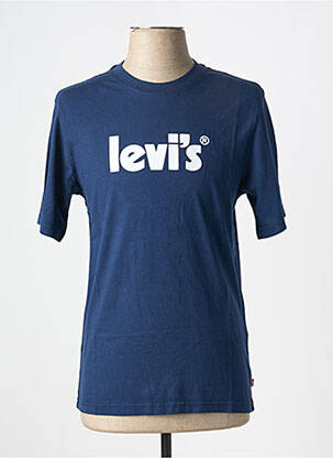 T-shirt col rond bleu LEVI'S homme