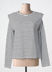 T-shirt blanc PIECES pour femme seconde vue